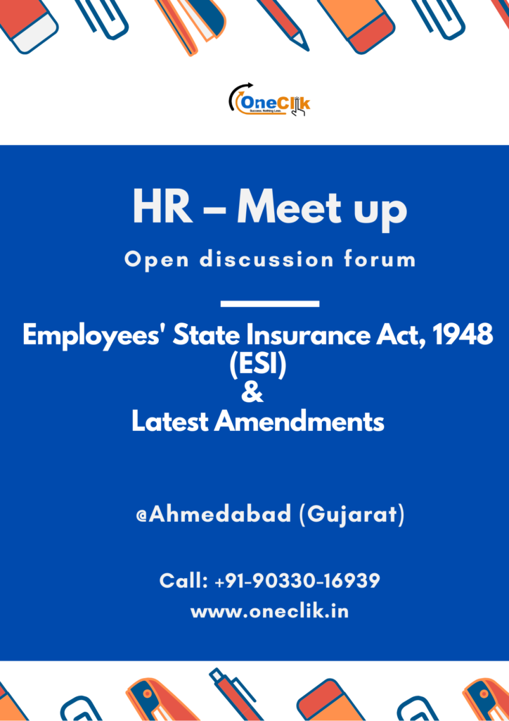 HR – Meet up @One Clik: (Ahmedabad, Gujarat)
