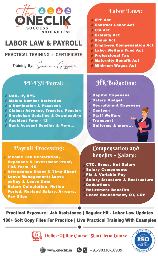 Labor Law & Payroll Practical Training + Certificate