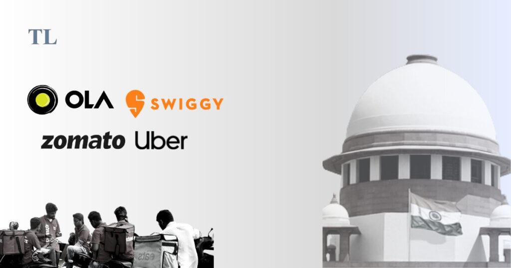 Petition In SC Seeking Social Security Benefits For Uber, Ola, Swiggy, Zomato Employees